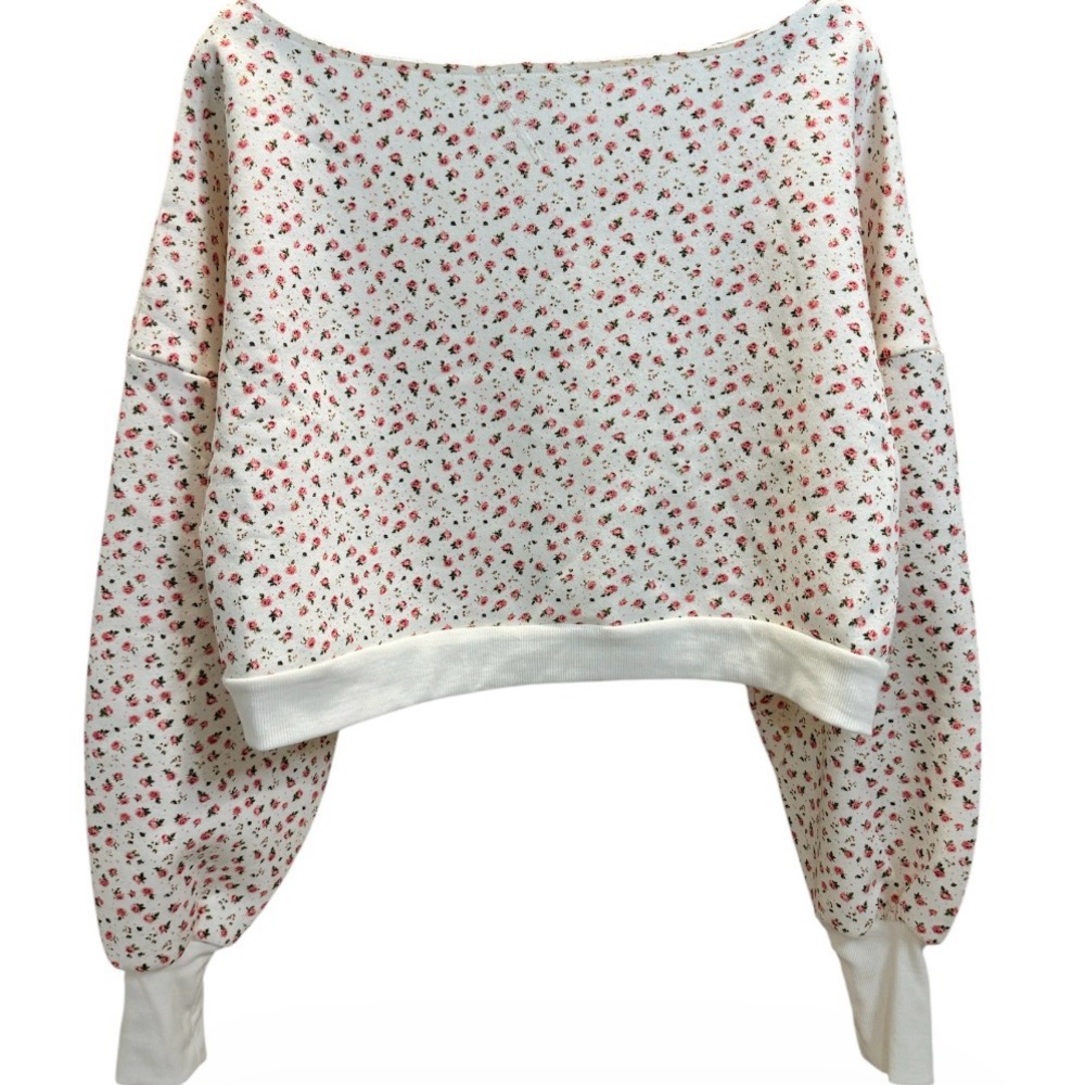 Blogilates Women's Dance Studio Off the Shoulder Sweatshirt